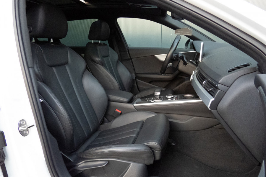 Audi A4 Avant 2.0 TFSI MHEV Sport S-line black edition | STOELVERWARMING | TREKHAAK | ACC | HEAD UP DISPLAY | LEDER