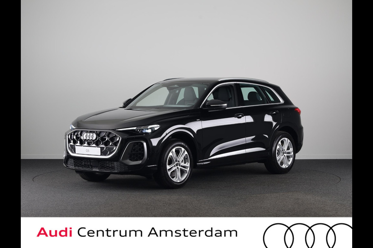 Audi Q5 S edition e-hybrid 299 PK | Trekhaak elektrisch | Stoelen voor elektrisch | Techniekpakket plus | Keyless | Leder | Bijrijdersscherm
