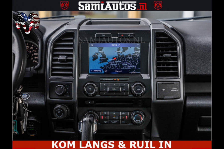 Ford USA F-150 5.0 V8 4X4 | MAT OLIVE GREEN | BIJTELLING VRIJ | ZEER DIK | CAMERA | 3500KG | PANORAMA | LEDER | GO RHINO ROLLBAR | CRUISE CONTROL | PRINS LPG | BAKFLIP COVER | Deze pick-up is leverbaar met zowel een groot rijbewijs (C) als een klein rijbewijs (B). Laat ons weten wat jouw voorkeur is.