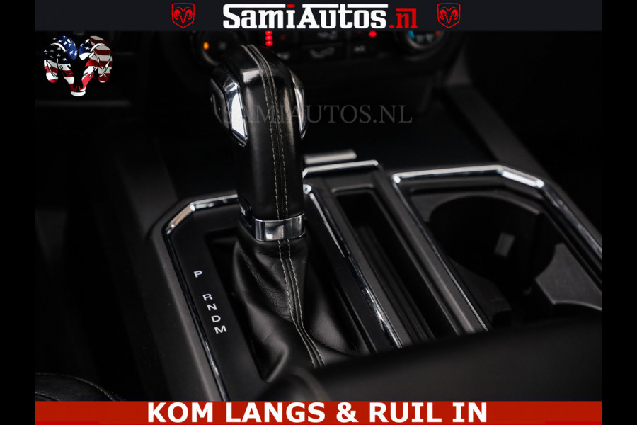 Ford USA F-150 5.0 V8 4X4 | MAT OLIVE GREEN | BIJTELLING VRIJ | ZEER DIK | CAMERA | 3500KG | PANORAMA | LEDER | GO RHINO ROLLBAR | CRUISE CONTROL | PRINS LPG | BAKFLIP COVER | Deze pick-up is leverbaar met zowel een groot rijbewijs (C) als een klein rijbewijs (B). Laat ons weten wat jouw voorkeur is.