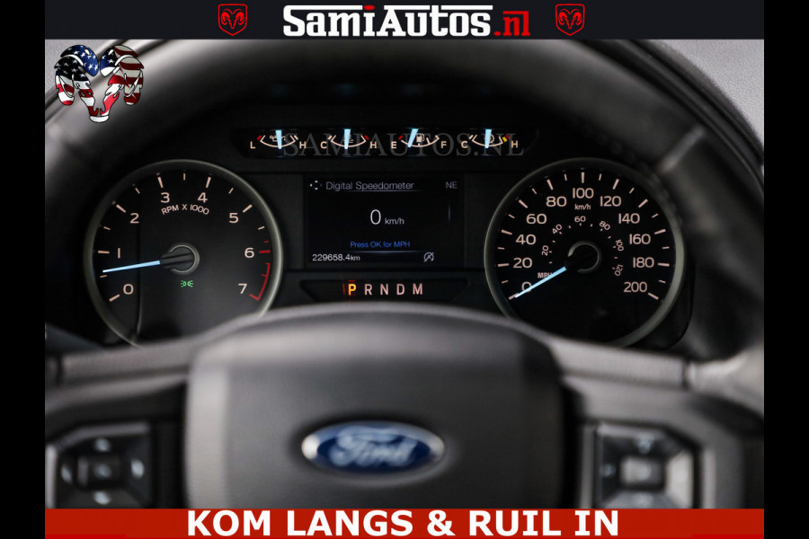 Ford USA F-150 5.0 V8 4X4 | MAT OLIVE GREEN | BIJTELLING VRIJ | ZEER DIK | CAMERA | 3500KG | PANORAMA | LEDER | GO RHINO ROLLBAR | CRUISE CONTROL | PRINS LPG | BAKFLIP COVER | Deze pick-up is leverbaar met zowel een groot rijbewijs (C) als een klein rijbewijs (B). Laat ons weten wat jouw voorkeur is.