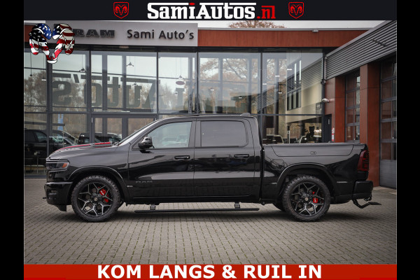 Dodge Ram 1500 Limited Night H.O 540HP 706Nm | Massage + Full Option | De Meest Luxe en Volle Pick-Up in zijn Klasse | Comfortabele Dubbele Cabine met Royale 5 Zitplaatsen | BPM vrij | Nu Leverbaar uit Voorraad | Voorraad Nr 2334 - 5409