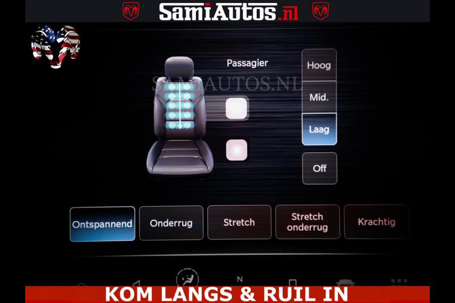 Dodge Ram 1500 Limited Night H.O 540HP 706Nm | Massage + Full Option | De Meest Luxe en Volle Pick-Up in zijn Klasse | Comfortabele Dubbele Cabine met Royale 5 Zitplaatsen | BPM vrij | Nu Leverbaar uit Voorraad | Voorraad Nr 2334 - 5409