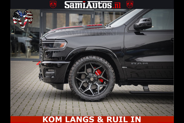 Dodge Ram 1500 Limited Night H.O 540HP 706Nm | Massage + Full Option | De Meest Luxe en Volle Pick-Up in zijn Klasse | Comfortabele Dubbele Cabine met Royale 5 Zitplaatsen | BPM vrij | Nu Leverbaar uit Voorraad | Voorraad Nr 2334 - 5409