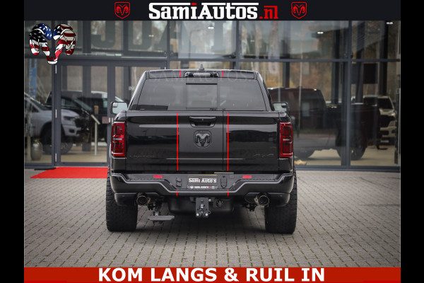 Dodge Ram 1500 Limited Night H.O 540HP 706Nm | Massage + Full Option | De Meest Luxe en Volle Pick-Up in zijn Klasse | Comfortabele Dubbele Cabine met Royale 5 Zitplaatsen | BPM vrij | Nu Leverbaar uit Voorraad | Voorraad Nr 2334 - 5409