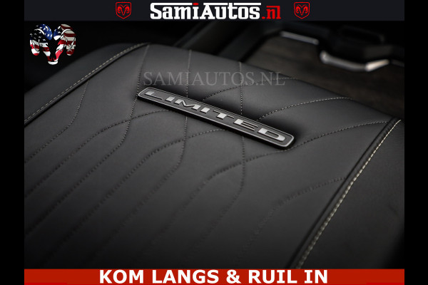 Dodge Ram 1500 Limited Night H.O 540HP 706Nm | Massage + Full Option | De Meest Luxe en Volle Pick-Up in zijn Klasse | Comfortabele Dubbele Cabine met Royale 5 Zitplaatsen | BPM vrij | Nu Leverbaar uit Voorraad | Voorraad Nr 2334 - 5409