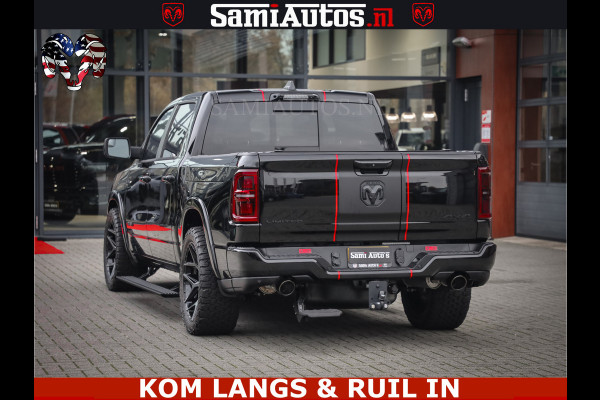 Dodge Ram 1500 Limited Night H.O 540HP 706Nm | Massage + Full Option | De Meest Luxe en Volle Pick-Up in zijn Klasse | Comfortabele Dubbele Cabine met Royale 5 Zitplaatsen | BPM vrij | Nu Leverbaar uit Voorraad | Voorraad Nr 2334 - 5409