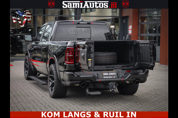 Dodge Ram 1500 Limited Night H.O 540HP 706Nm | Massage + Full Option | De Meest Luxe en Volle Pick-Up in zijn Klasse | Comfortabele Dubbele Cabine met Royale 5 Zitplaatsen | BPM vrij | Nu Leverbaar uit Voorraad | Voorraad Nr 2334 - 5409