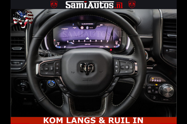 Dodge Ram 1500 Limited Night H.O 540HP 706Nm | Massage + Full Option | De Meest Luxe en Volle Pick-Up in zijn Klasse | Comfortabele Dubbele Cabine met Royale 5 Zitplaatsen | BPM vrij | Nu Leverbaar uit Voorraad | Voorraad Nr 2334 - 5409
