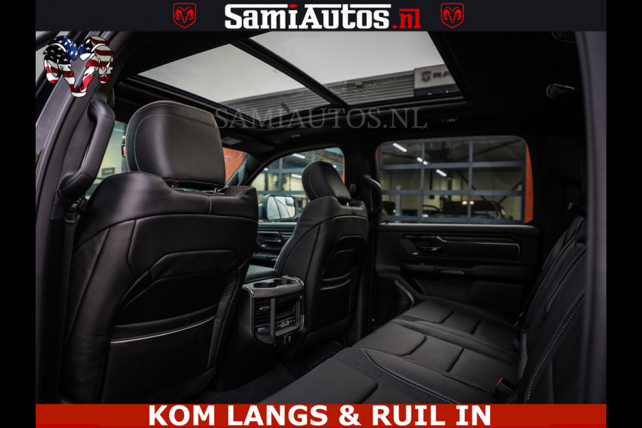 Dodge Ram 1500 Limited Night H.O 540HP 706Nm | Massage + Full Option | De Meest Luxe en Volle Pick-Up in zijn Klasse | Comfortabele Dubbele Cabine met Royale 5 Zitplaatsen | BPM vrij | Nu Leverbaar uit Voorraad | Voorraad Nr 2334 - 5409