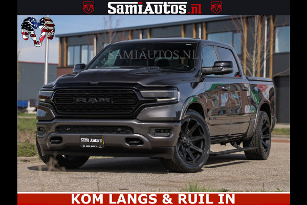 Dodge Ram LIMITED | 5.7 V8 HEMI 402PK | TUFF WIELEN | MEEST VOLLE LIMITED | PRACHTIGE KLEUR GRANITE CRYSTAL PEARL | CREW CAB | DUBBELE CABINE DC 5 PERSOONS | CREW CAB 5 PERSOONS | DUBBELE CABINE DC | MEEST ROYALE EN COMFORTABELE BEDRIJFSAUTO | HEAD-UP | LUCHTVERING | RONDOM CAMERA | MWK KLEP | PANORAMA DAK |