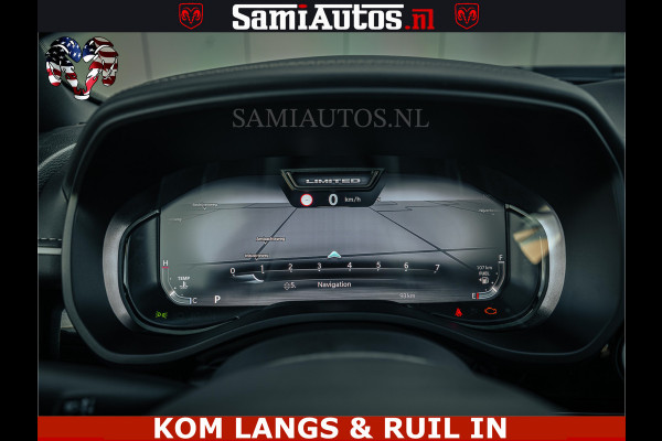 Dodge Ram Limited H.O 540PK 706Nm | Massage + Full Option | De Meest Luxe en Volle Pick-Up in zijn Klasse | Comfortabele Dubbele Cabine met Royale 5 Zitplaatsen | BPM vrij | Nu Leverbaar uit Voorraad | Voorraad Nr 2326 - 5169