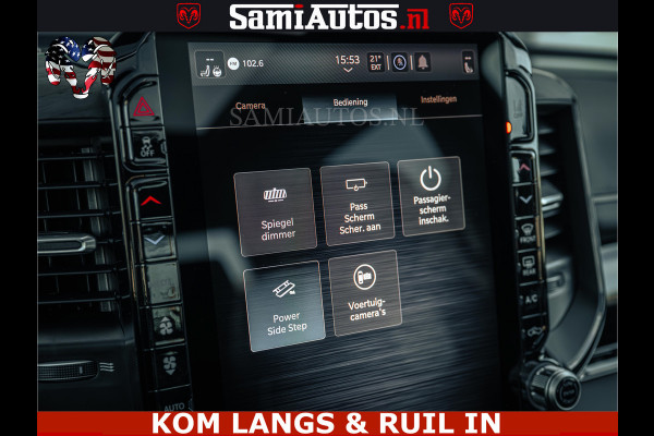 Dodge Ram Limited H.O 540PK 706Nm | Massage + Full Option | De Meest Luxe en Volle Pick-Up in zijn Klasse | Comfortabele Dubbele Cabine met Royale 5 Zitplaatsen | BPM vrij | Nu Leverbaar uit Voorraad | Voorraad Nr 2326 - 5169