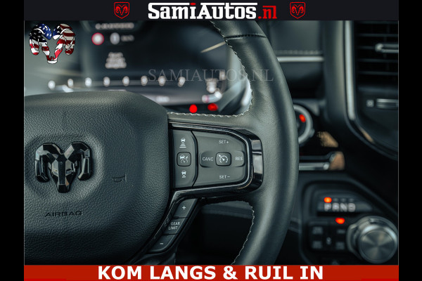 Dodge Ram Limited H.O 540PK 706Nm | Massage + Full Option | De Meest Luxe en Volle Pick-Up in zijn Klasse | Comfortabele Dubbele Cabine met Royale 5 Zitplaatsen | BPM vrij | Nu Leverbaar uit Voorraad | Voorraad Nr 2326 - 5169