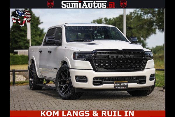 Dodge Ram 1500 Limited Night High Output 540HP 706Nm | Massage + Full Option | De Meest Luxe en Volle Pick-Up in zijn Klasse | Comfortabele Dubbele Cabine met Royale 5 Zitplaatsen | BPM vrij | Nu Leverbaar uit Voorraad | Voorraad Nr 2351 - 7478