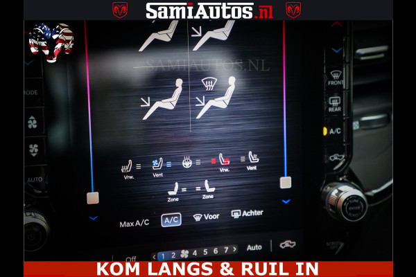 Dodge Ram 1500 Limited Night High Output 540HP 706Nm | Massage + Full Option | De Meest Luxe en Volle Pick-Up in zijn Klasse | Comfortabele Dubbele Cabine met Royale 5 Zitplaatsen | BPM vrij | Nu Leverbaar uit Voorraad | Voorraad Nr 2351 - 7478