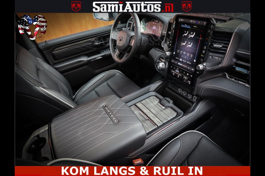 Dodge Ram 1500 Limited Night High Output 540HP 706Nm | Massage + Full Option | De Meest Luxe en Volle Pick-Up in zijn Klasse | Comfortabele Dubbele Cabine met Royale 5 Zitplaatsen | BPM vrij | Nu Leverbaar uit Voorraad | Voorraad Nr 2351 - 7478