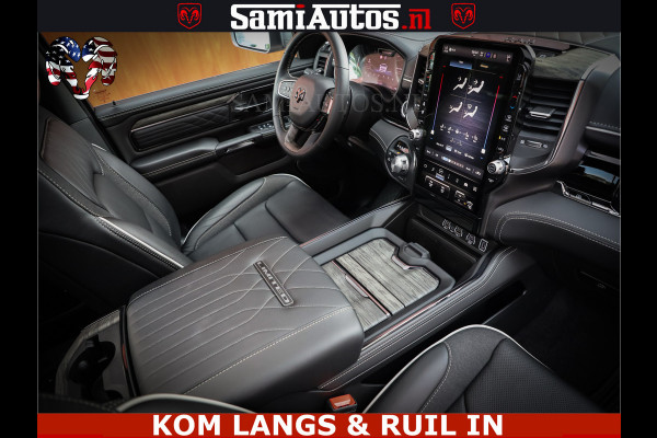 Dodge Ram 1500 Limited Night High Output 540HP 706Nm | Massage + Full Option | De Meest Luxe en Volle Pick-Up in zijn Klasse | Comfortabele Dubbele Cabine met Royale 5 Zitplaatsen | BPM vrij | Nu Leverbaar uit Voorraad | Voorraad Nr 2351 - 7478