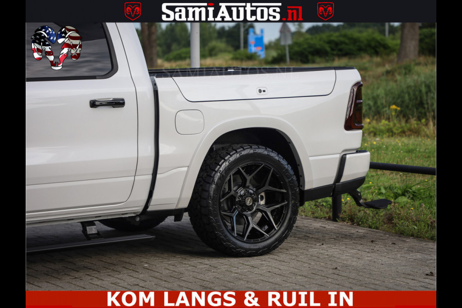 Dodge Ram 1500 Limited Night High Output 540HP 706Nm | Massage + Full Option | De Meest Luxe en Volle Pick-Up in zijn Klasse | Comfortabele Dubbele Cabine met Royale 5 Zitplaatsen | BPM vrij | Nu Leverbaar uit Voorraad | Voorraad Nr 2351 - 7478