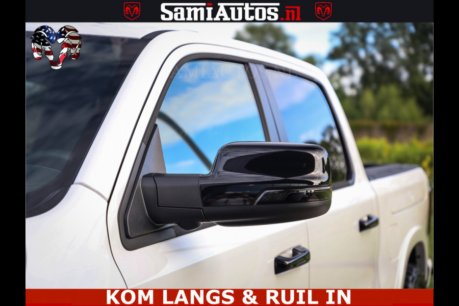 Dodge Ram 1500 Limited Night High Output 540HP 706Nm | Massage + Full Option | De Meest Luxe en Volle Pick-Up in zijn Klasse | Comfortabele Dubbele Cabine met Royale 5 Zitplaatsen | BPM vrij | Nu Leverbaar uit Voorraad | Voorraad Nr 2351 - 7478