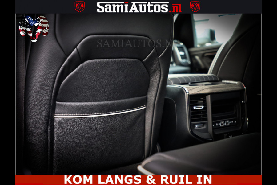 Dodge Ram 1500 Limited Night High Output 540HP 706Nm | Massage + Full Option | De Meest Luxe en Volle Pick-Up in zijn Klasse | Comfortabele Dubbele Cabine met Royale 5 Zitplaatsen | BPM vrij | Nu Leverbaar uit Voorraad | Voorraad Nr 2351 - 7478
