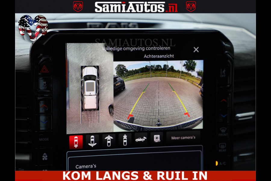 Dodge Ram 1500 Limited Night High Output 540HP 706Nm | Massage + Full Option | De Meest Luxe en Volle Pick-Up in zijn Klasse | Comfortabele Dubbele Cabine met Royale 5 Zitplaatsen | BPM vrij | Nu Leverbaar uit Voorraad | Voorraad Nr 2351 - 7478