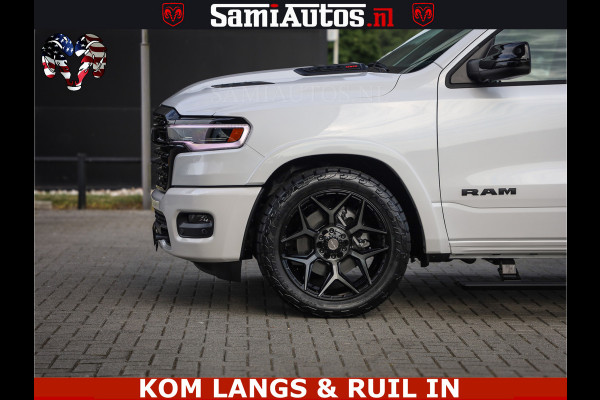 Dodge Ram 1500 Limited Night High Output 540HP 706Nm | Massage + Full Option | De Meest Luxe en Volle Pick-Up in zijn Klasse | Comfortabele Dubbele Cabine met Royale 5 Zitplaatsen | BPM vrij | Nu Leverbaar uit Voorraad | Voorraad Nr 2351 - 7478