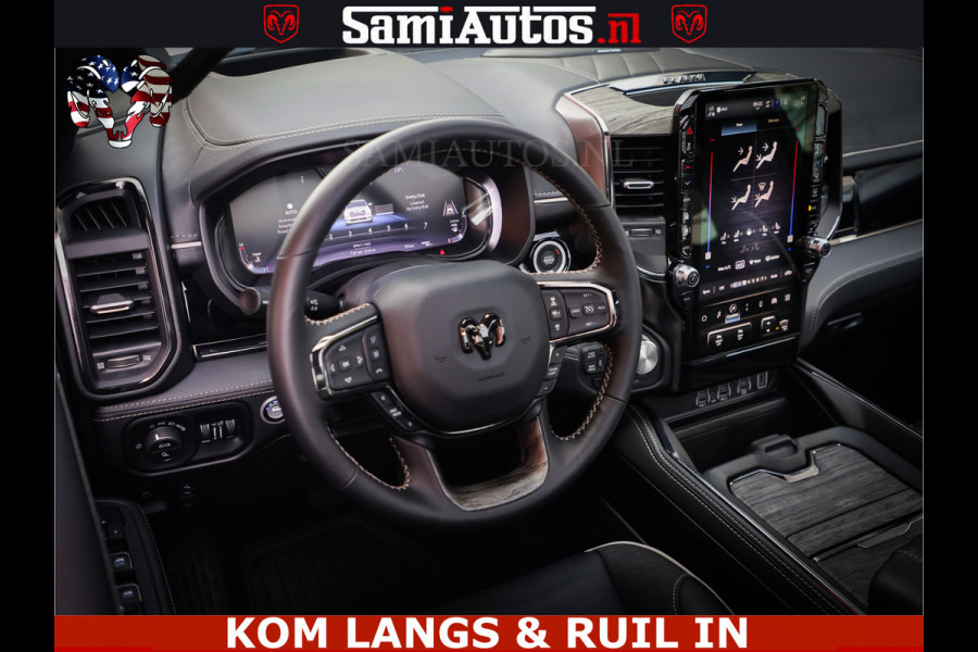 Dodge Ram 1500 Limited Night High Output 540HP 706Nm | Massage + Full Option | De Meest Luxe en Volle Pick-Up in zijn Klasse | Comfortabele Dubbele Cabine met Royale 5 Zitplaatsen | BPM vrij | Nu Leverbaar uit Voorraad | Voorraad Nr 2351 - 7478