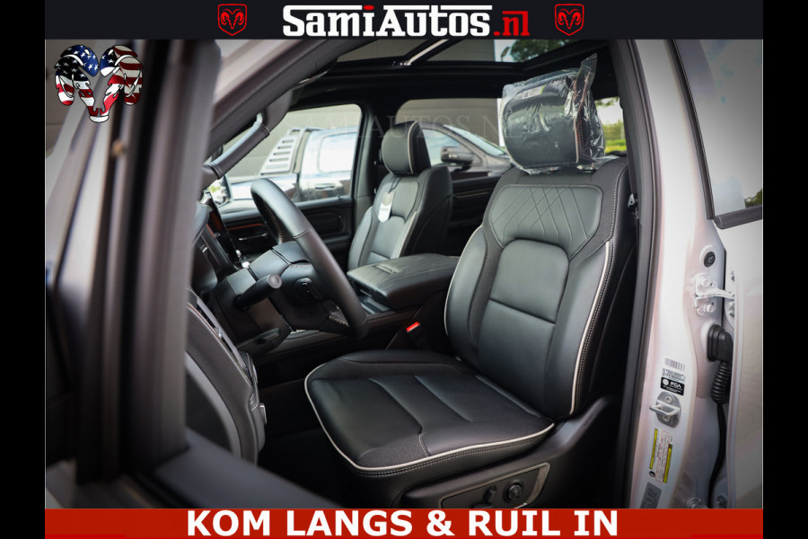 Dodge Ram 1500 Limited Night High Output 540HP 706Nm | Massage + Full Option | De Meest Luxe en Volle Pick-Up in zijn Klasse | Comfortabele Dubbele Cabine met Royale 5 Zitplaatsen | BPM vrij | Nu Leverbaar uit Voorraad | Voorraad Nr 2351 - 7478