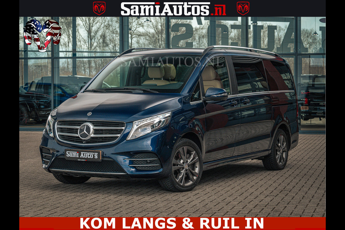Mercedes-Benz V-Klasse AMG VIP PURE LUXE 6 PERSOONS | 4-MATIC | LANG | PANO DAK | EXCLUSIVE | ADAPTIVE CRUISE | ALCANTARA HEMEL | BURMESTER | 6 X STOELEN VERWARMD EN GEKOELD | ROYALE (CLASS) BEEN RUIMTE |
