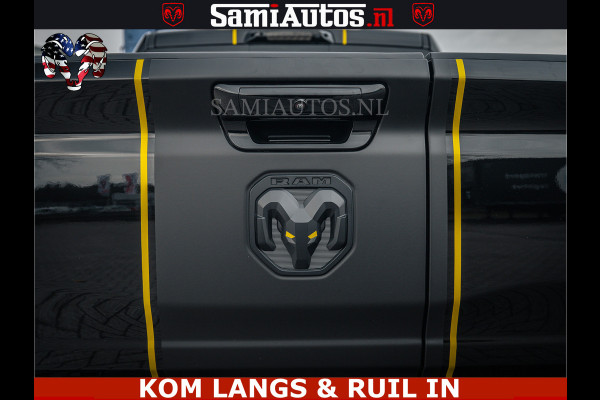 Dodge Ram 1500 Limited Night H.O 540HP 706Nm | Massage + Full Option | De Meest Luxe en Volle Pick-Up in zijn Klasse | Comfortabele Dubbele Cabine met Royale 5 Zitplaatsen | BPM vrij | Nu Leverbaar uit Voorraad | Voorraad Nr 2295 - 8559