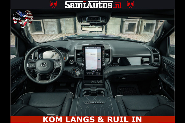 Dodge Ram 1500 Limited Night H.O 540HP 706Nm | Massage + Full Option | De Meest Luxe en Volle Pick-Up in zijn Klasse | Comfortabele Dubbele Cabine met Royale 5 Zitplaatsen | BPM vrij | Nu Leverbaar uit Voorraad | Voorraad Nr 2295 - 8559