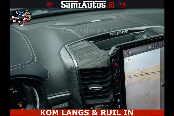 Dodge Ram 1500 Limited Night H.O 540HP 706Nm | Massage + Full Option | De Meest Luxe en Volle Pick-Up in zijn Klasse | Comfortabele Dubbele Cabine met Royale 5 Zitplaatsen | BPM vrij | Nu Leverbaar uit Voorraad | Voorraad Nr 2295 - 8559
