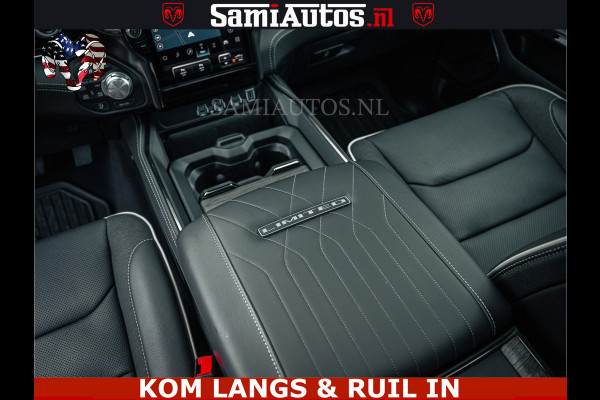 Dodge Ram 1500 Limited Night H.O 540HP 706Nm | Massage + Full Option | De Meest Luxe en Volle Pick-Up in zijn Klasse | Comfortabele Dubbele Cabine met Royale 5 Zitplaatsen | BPM vrij | Nu Leverbaar uit Voorraad | Voorraad Nr 2295 - 8559