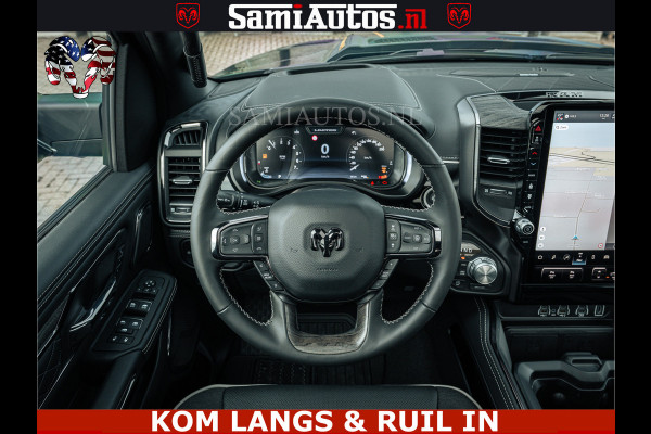 Dodge Ram 1500 Limited Night H.O 540HP 706Nm | Massage + Full Option | De Meest Luxe en Volle Pick-Up in zijn Klasse | Comfortabele Dubbele Cabine met Royale 5 Zitplaatsen | BPM vrij | Nu Leverbaar uit Voorraad | Voorraad Nr 2295 - 8559