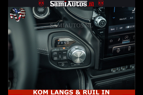 Dodge Ram 1500 Limited Night H.O 540HP 706Nm | Massage + Full Option | De Meest Luxe en Volle Pick-Up in zijn Klasse | Comfortabele Dubbele Cabine met Royale 5 Zitplaatsen | BPM vrij | Nu Leverbaar uit Voorraad | Voorraad Nr 2295 - 8559