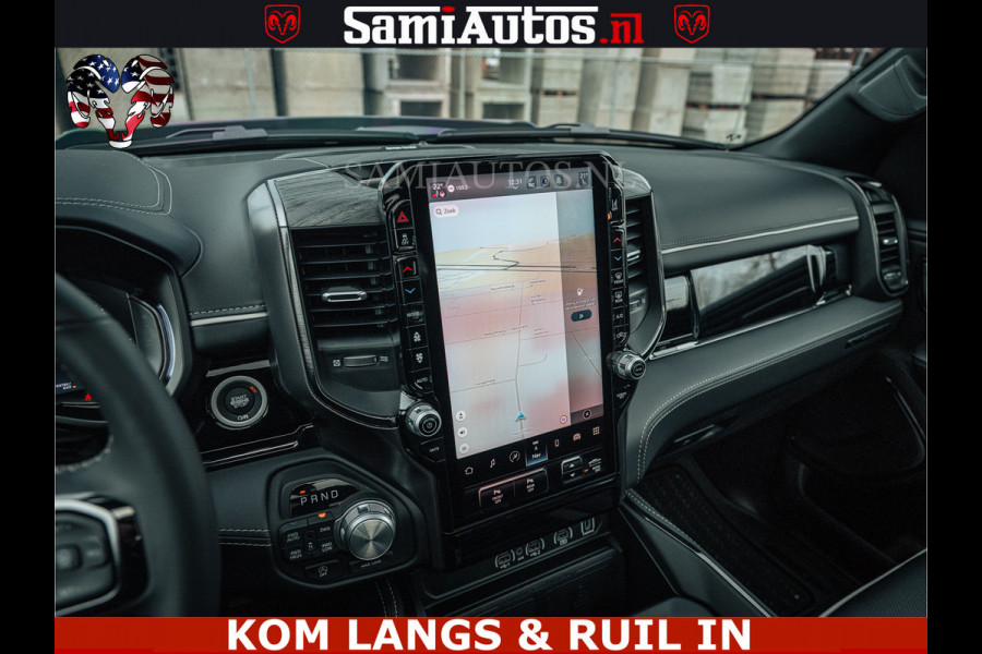 Dodge Ram 1500 Limited Night H.O 540HP 706Nm | Massage + Full Option | De Meest Luxe en Volle Pick-Up in zijn Klasse | Comfortabele Dubbele Cabine met Royale 5 Zitplaatsen | BPM vrij | Nu Leverbaar uit Voorraad | Voorraad Nr 2295 - 8559