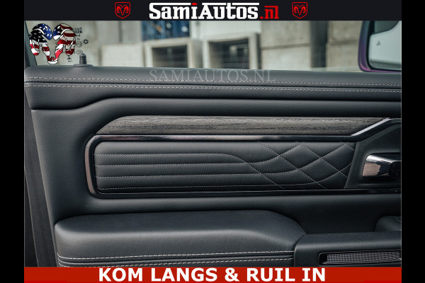 Dodge Ram 1500 Limited Night H.O 540HP 706Nm | Massage + Full Option | De Meest Luxe en Volle Pick-Up in zijn Klasse | Comfortabele Dubbele Cabine met Royale 5 Zitplaatsen | BPM vrij | Nu Leverbaar uit Voorraad | Voorraad Nr 2295 - 8559