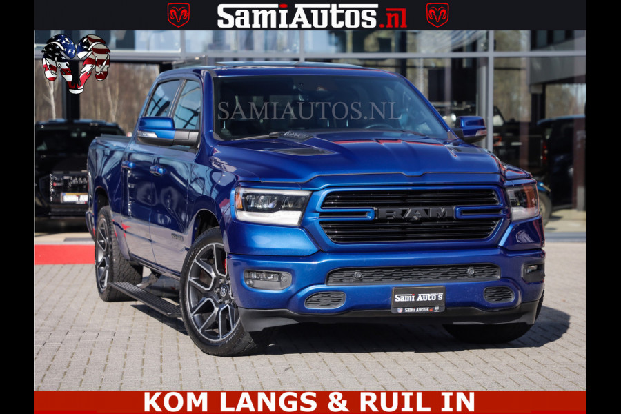 Dodge Ram SPORT EDITION | BOM VOL | LUCHTVERING | ADAPTIVE CRUISE | PANO DAK | 360 CAMERA | EN VEEL MEER | ROYALE 5 ZIT PLAATSEN | DUBBEL CABINE | DC |
