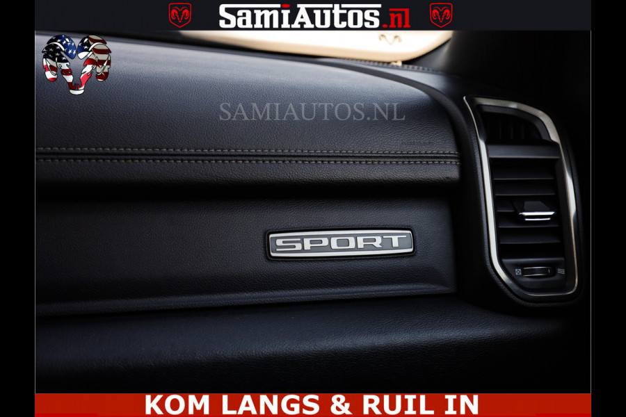 Dodge Ram SPORT EDITION | BOM VOL | LUCHTVERING | ADAPTIVE CRUISE | PANO DAK | 360 CAMERA | EN VEEL MEER | ROYALE 5 ZIT PLAATSEN | DUBBEL CABINE | DC |
