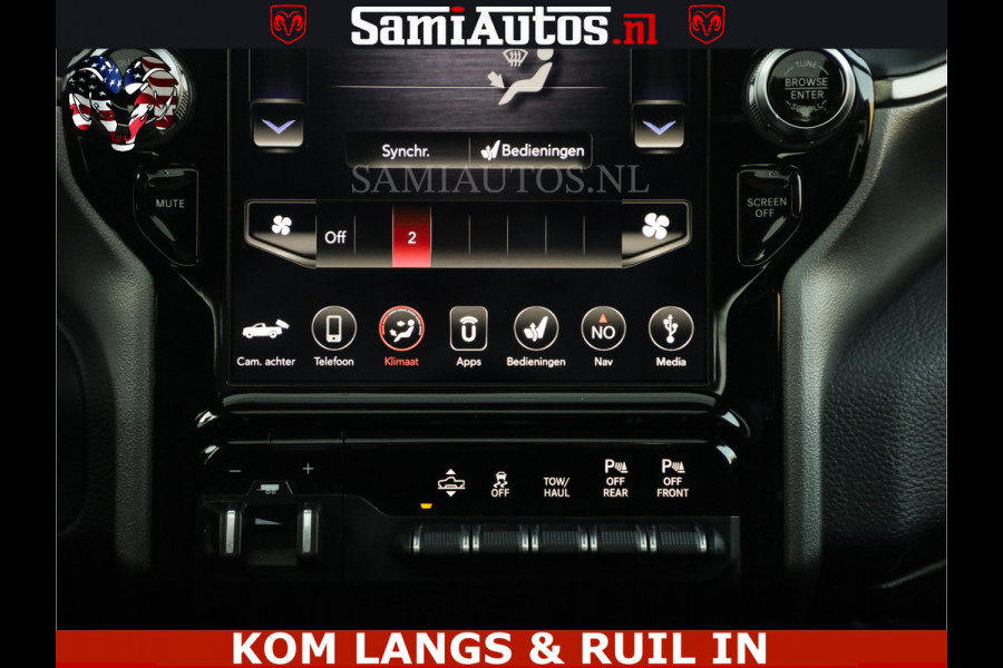Dodge Ram SPORT EDITION | BOM VOL | LUCHTVERING | ADAPTIVE CRUISE | PANO DAK | 360 CAMERA | EN VEEL MEER | ROYALE 5 ZIT PLAATSEN | DUBBEL CABINE | DC |