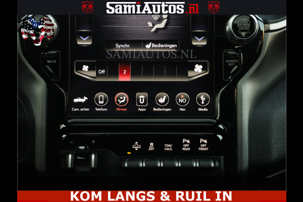 Dodge Ram SPORT EDITION | BOM VOL | LUCHTVERING | ADAPTIVE CRUISE | PANO DAK | 360 CAMERA | EN VEEL MEER | ROYALE 5 ZIT PLAATSEN | DUBBEL CABINE | DC |