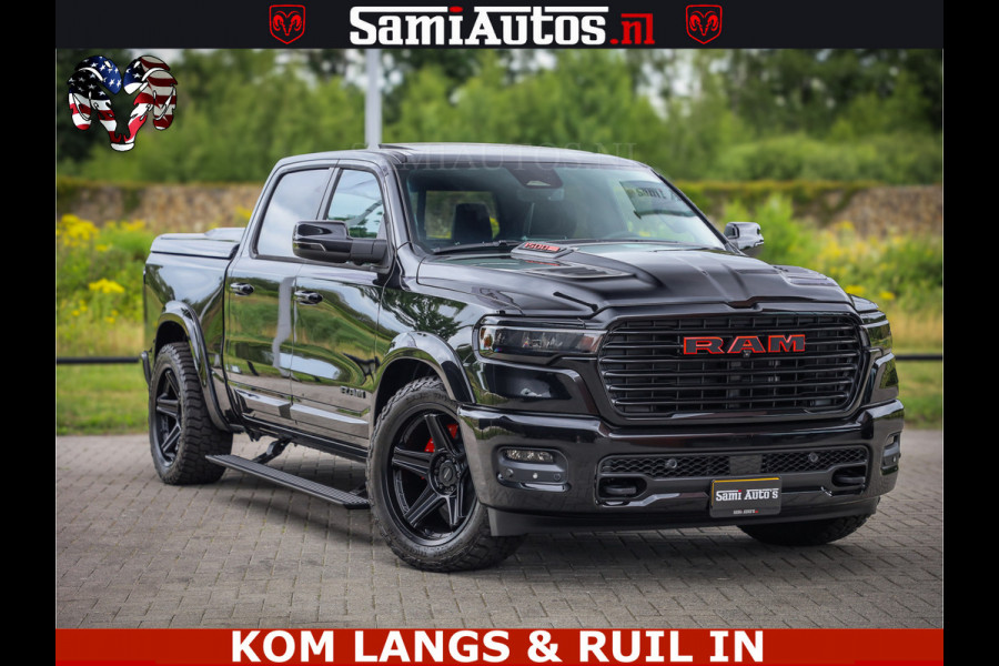 Dodge Ram 1500 Night Premium | Full Option | De Meest Luxe Pick-Up in zijn Klasse | Comfortabele Dubbele Cabine met Royale 5 Zitplaatsen | BPM vrij | Nu Leverbaar uit Voorraad | Voorraad Nr 2287 - 3384