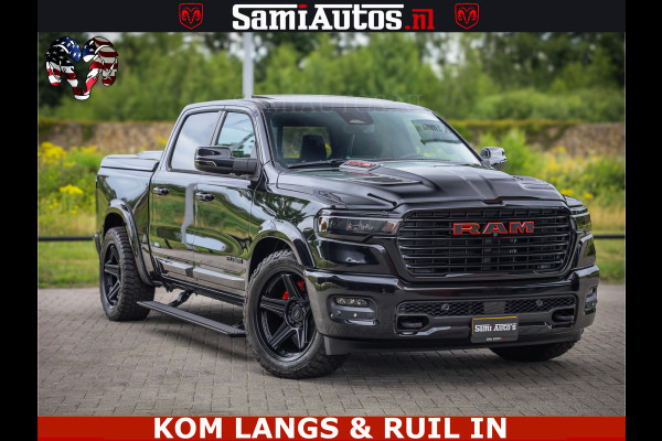 Dodge Ram 1500 Night Premium | Full Option | De Meest Luxe Pick-Up in zijn Klasse | Comfortabele Dubbele Cabine met Royale 5 Zitplaatsen | BPM vrij | Nu Leverbaar uit Voorraad | Voorraad Nr 2287 - 3384