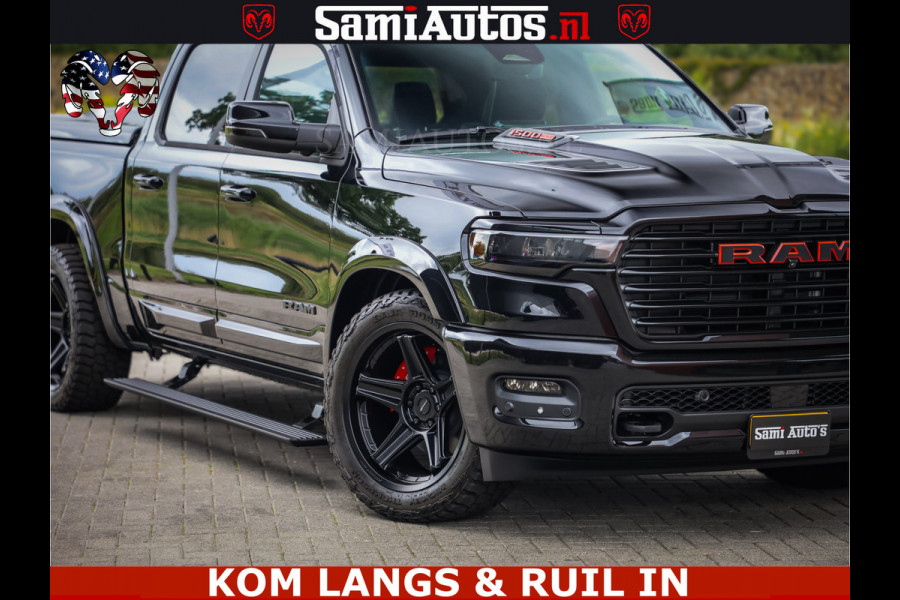 Dodge Ram 1500 Night Premium | Full Option | De Meest Luxe Pick-Up in zijn Klasse | Comfortabele Dubbele Cabine met Royale 5 Zitplaatsen | BPM vrij | Nu Leverbaar uit Voorraad | Voorraad Nr 2287 - 3384