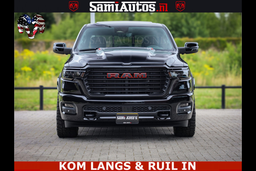 Dodge Ram 1500 Night Premium | Full Option | De Meest Luxe Pick-Up in zijn Klasse | Comfortabele Dubbele Cabine met Royale 5 Zitplaatsen | BPM vrij | Nu Leverbaar uit Voorraad | Voorraad Nr 2287 - 3384