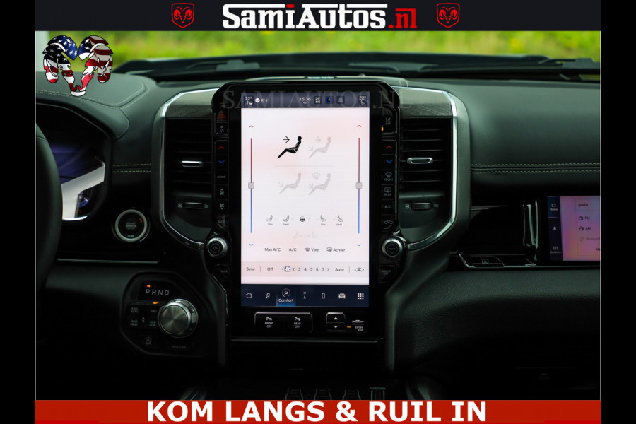 Dodge Ram 1500 Night Premium | Full Option | De Meest Luxe Pick-Up in zijn Klasse | Comfortabele Dubbele Cabine met Royale 5 Zitplaatsen | BPM vrij | Nu Leverbaar uit Voorraad | Voorraad Nr 2287 - 3384