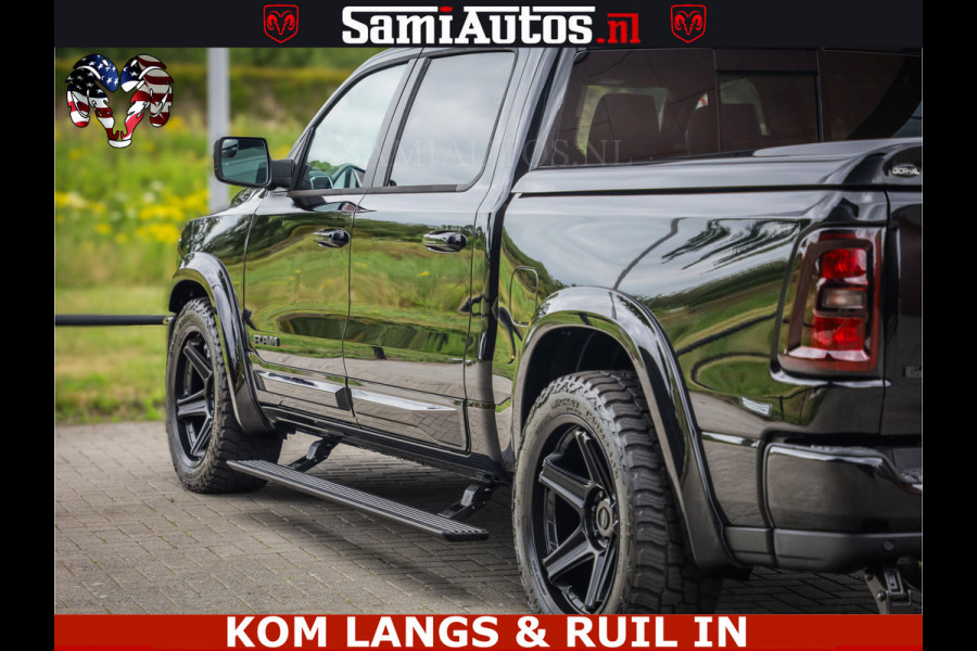 Dodge Ram 1500 Night Premium | Full Option | De Meest Luxe Pick-Up in zijn Klasse | Comfortabele Dubbele Cabine met Royale 5 Zitplaatsen | BPM vrij | Nu Leverbaar uit Voorraad | Voorraad Nr 2287 - 3384