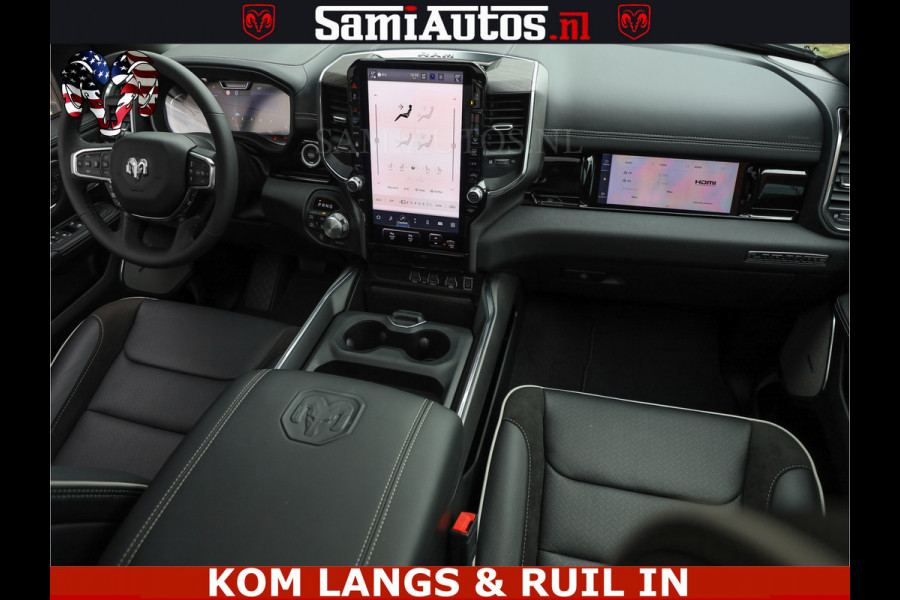 Dodge Ram 1500 Night Premium | Full Option | De Meest Luxe Pick-Up in zijn Klasse | Comfortabele Dubbele Cabine met Royale 5 Zitplaatsen | BPM vrij | Nu Leverbaar uit Voorraad | Voorraad Nr 2287 - 3384