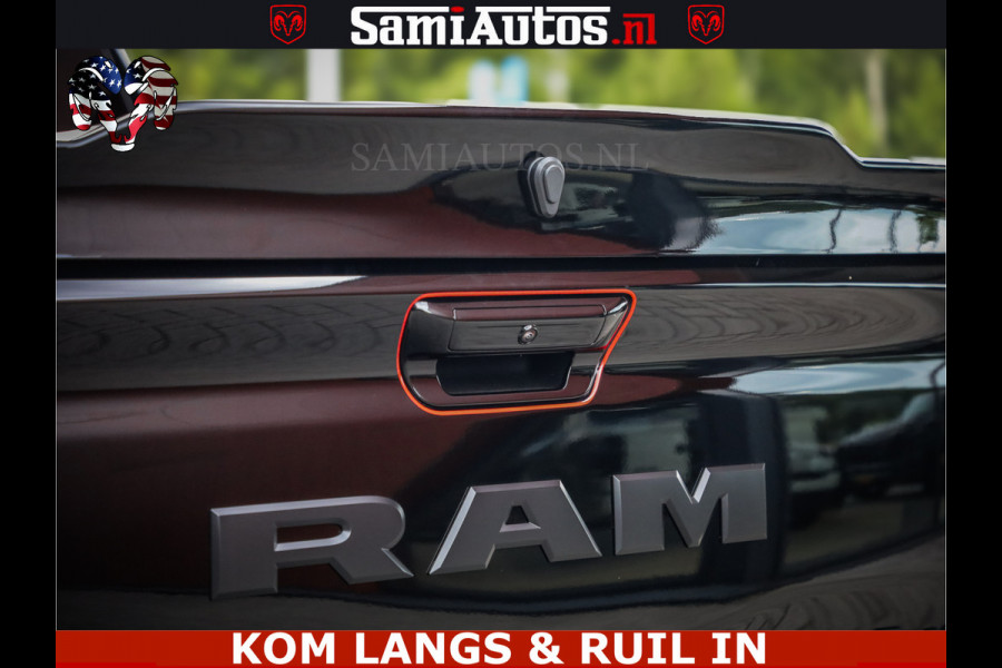 Dodge Ram 1500 Night Premium | Full Option | De Meest Luxe Pick-Up in zijn Klasse | Comfortabele Dubbele Cabine met Royale 5 Zitplaatsen | BPM vrij | Nu Leverbaar uit Voorraad | Voorraad Nr 2287 - 3384
